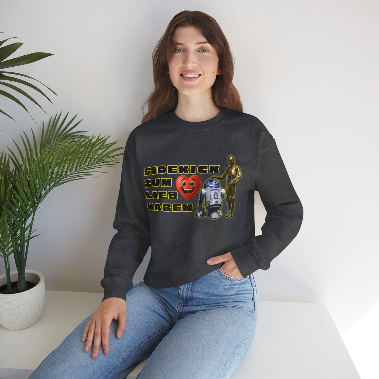 Star Wars Inspired Crewneck Sweatshirt - 'Sidekick zum Lieb Haben'