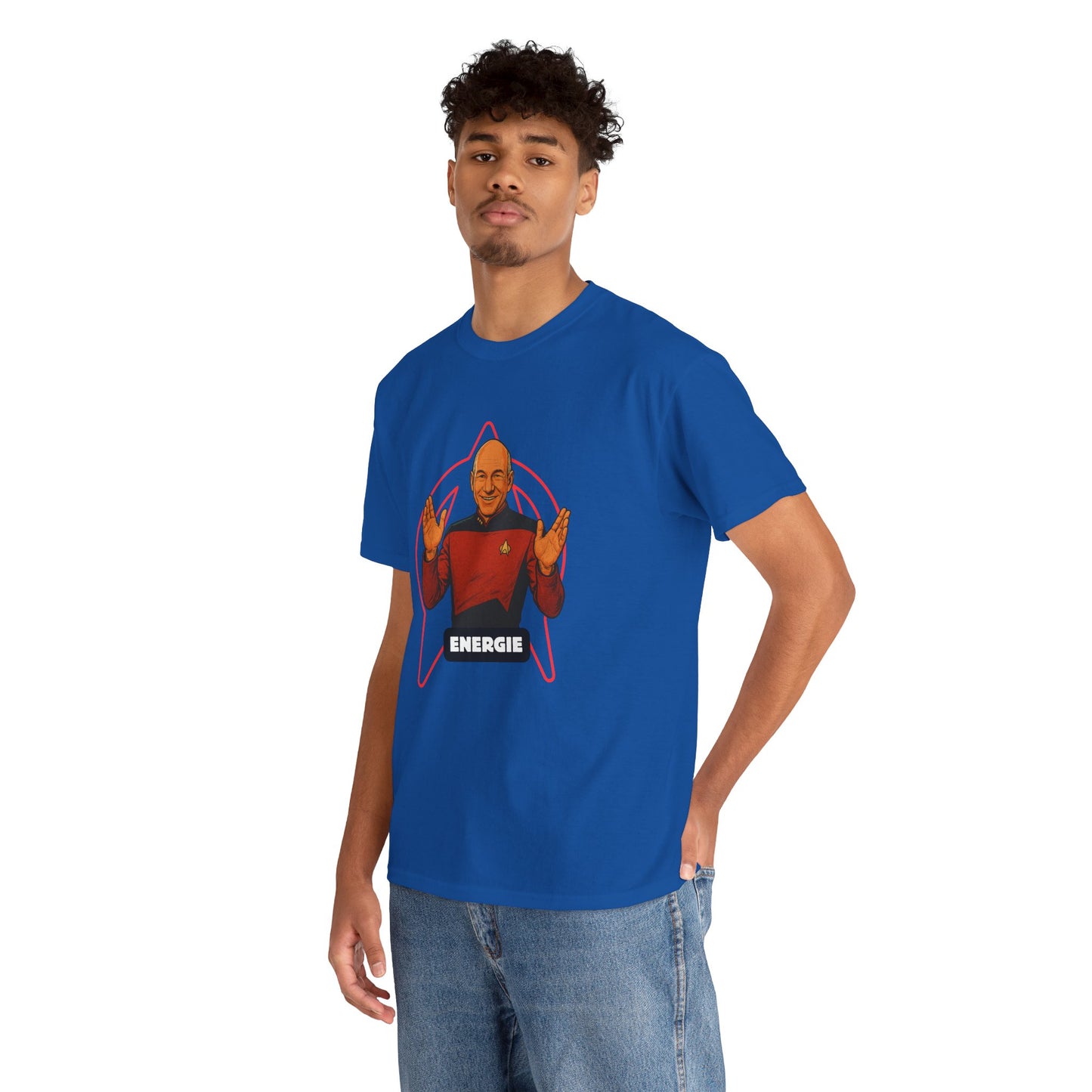 Energie Unisex Heavy Cotton Tee - Perfect for Sci-Fi Fans and Casual Wear