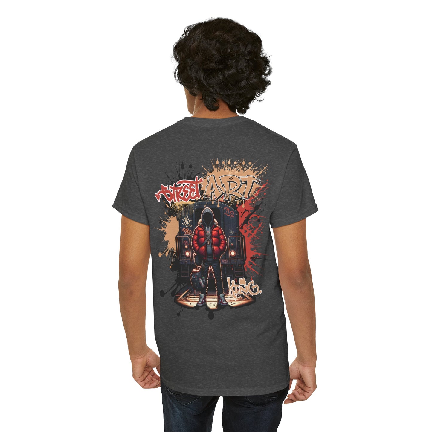 Urban Street Art Tee, Graphic T-Shirt, Casual Wear, Artistic Gift, Street Style Top, Hip-Hop Fashion Shirt Unisex - Graffiti
