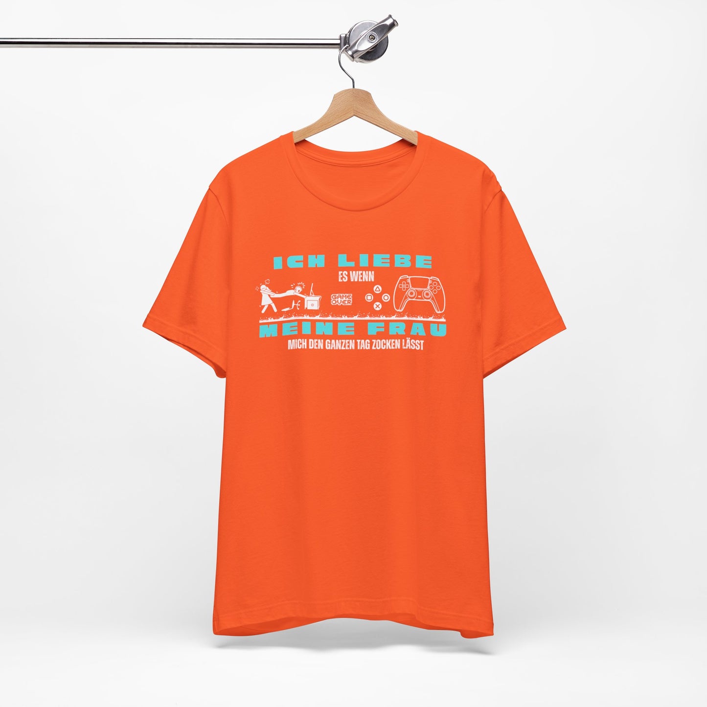 Ich Liebe Meine Frau T-Shirt - Unisex Jersey Tee for Gamers