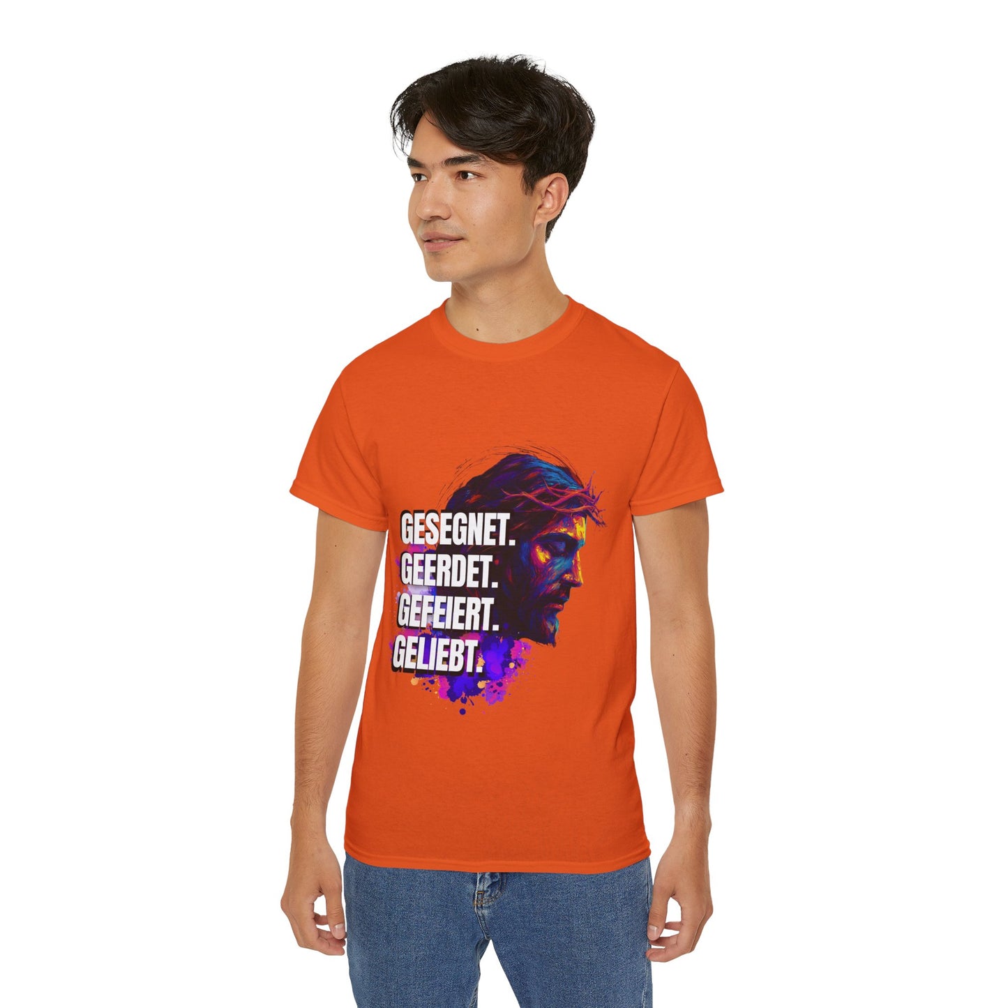 Gesegnet. Geerdet. Gefeiert. Geliebt - Jesus Shirt