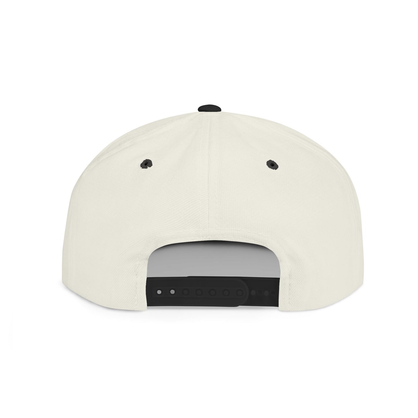 Oldschool Vibes Flat Bill Snapback Cap | Retro Style Hat for Casual Wear