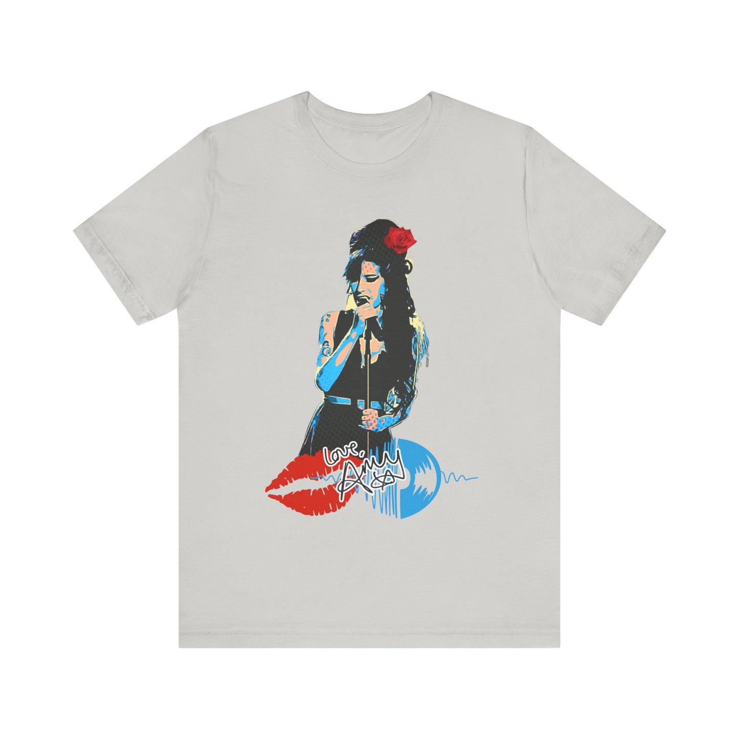 Amy Vintage-Inspired Music Lover's e T-Shirt