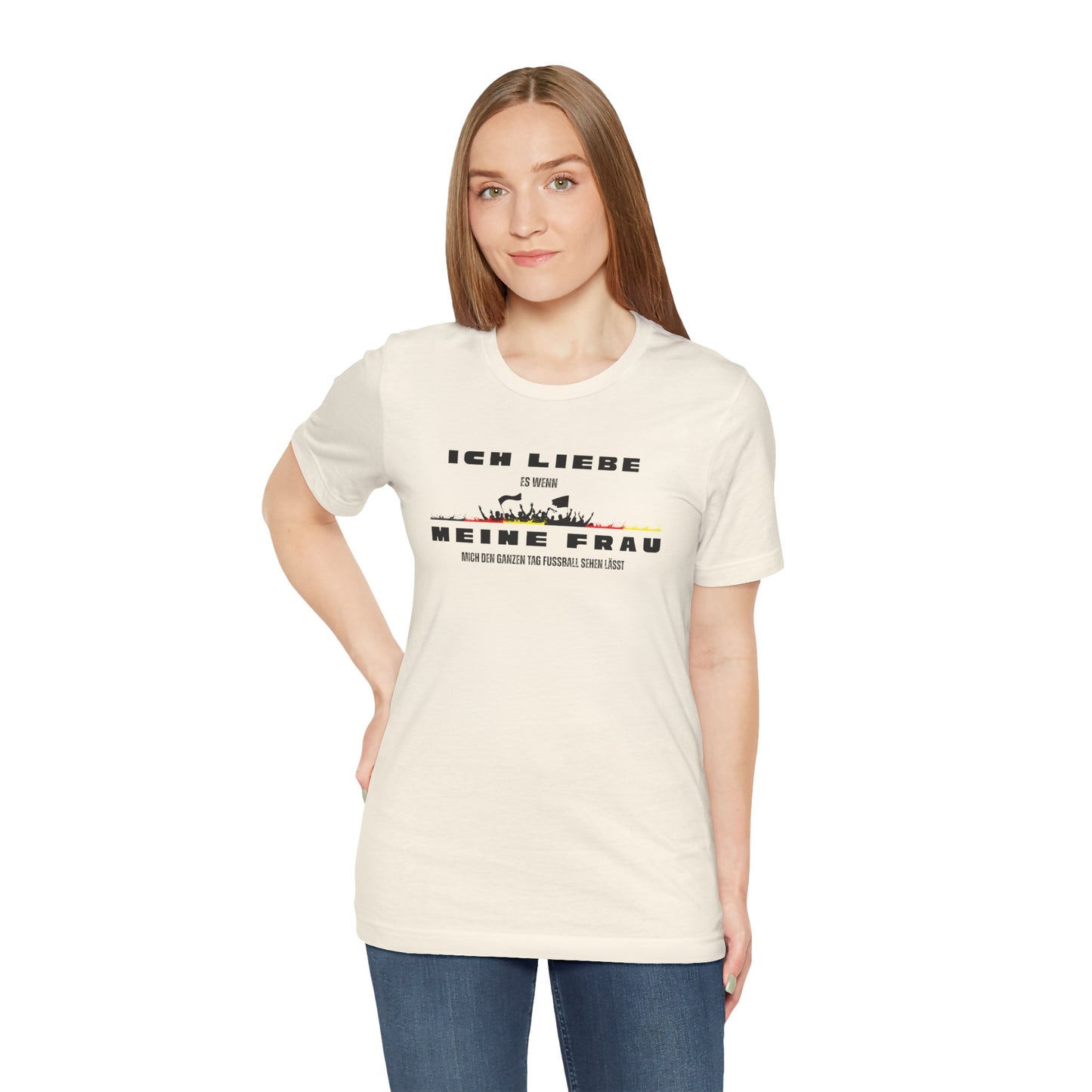 Funny Unisex Jersey Tee - "Ich Liebe Meine Frau" T-Shirt