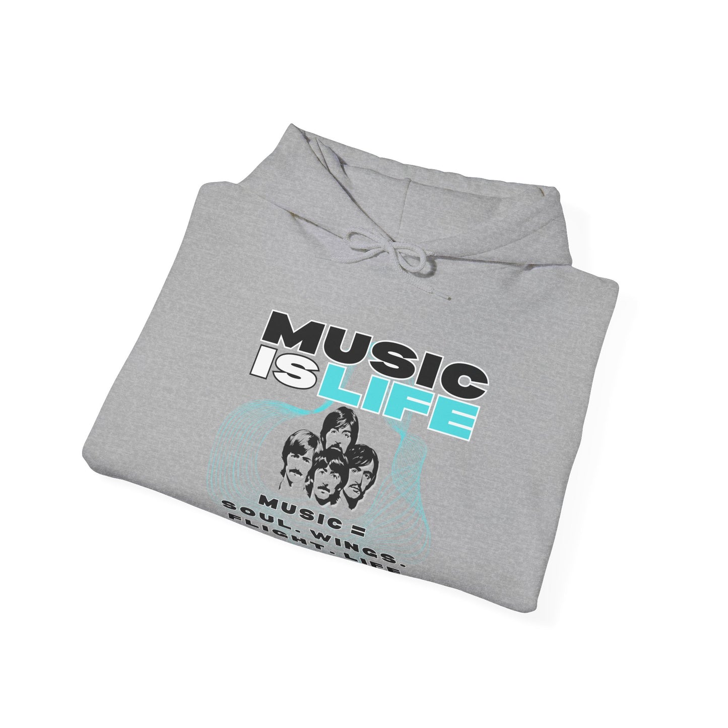 Music is Life Hoodie - Unisex Heavy Blend⢠Sweatshirt