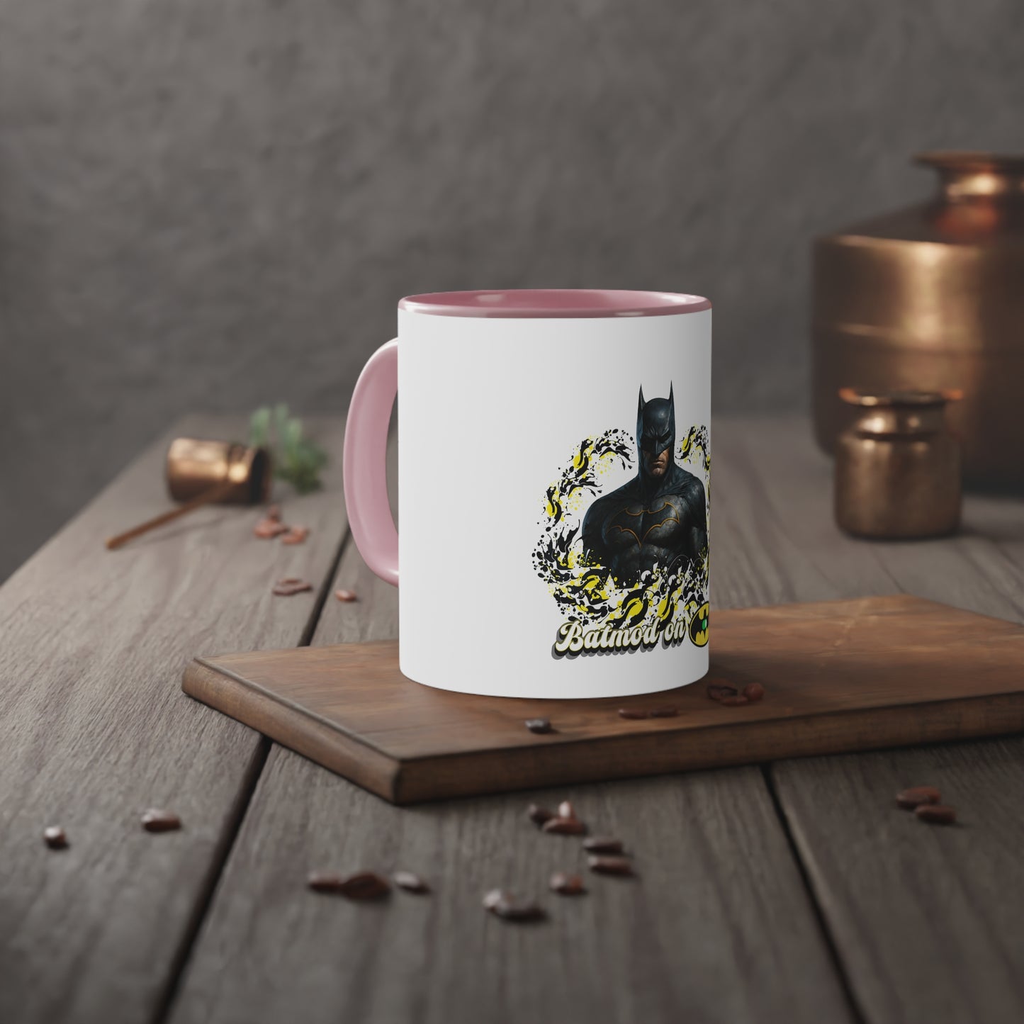 Batman -"Batmod on" Tasse Themed Mug, Superhero Collectible, 11oz Accent Mug
