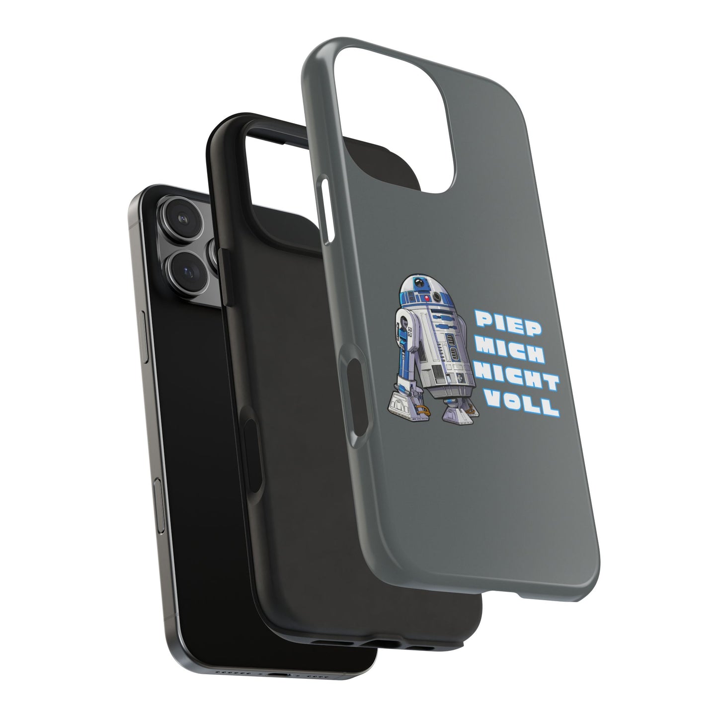Tough Phone Case - R2-D2 Design with "PIEP MICH NICHT VOLL"