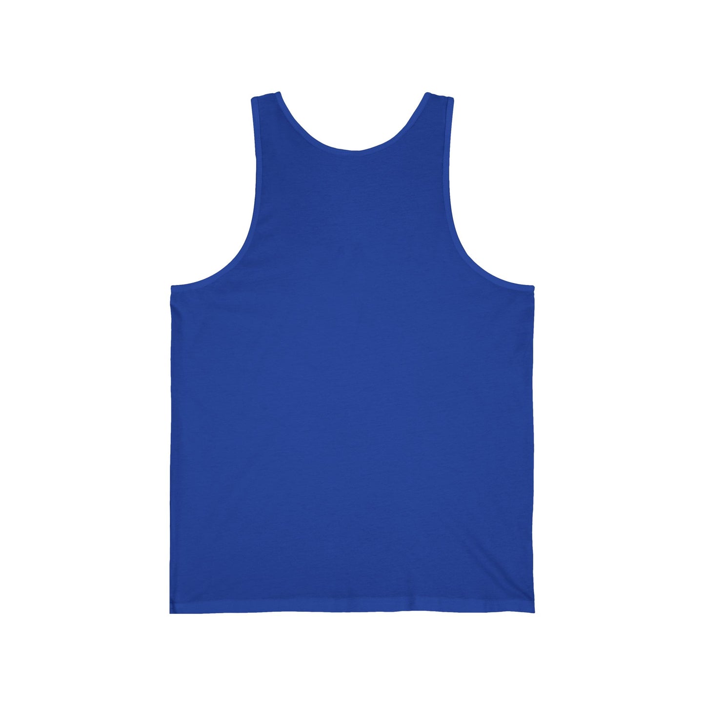 Spiritual Erzengel Unisex Jersey Tank - "Forgiven. Saved. Blessed." Inspirational Apparel