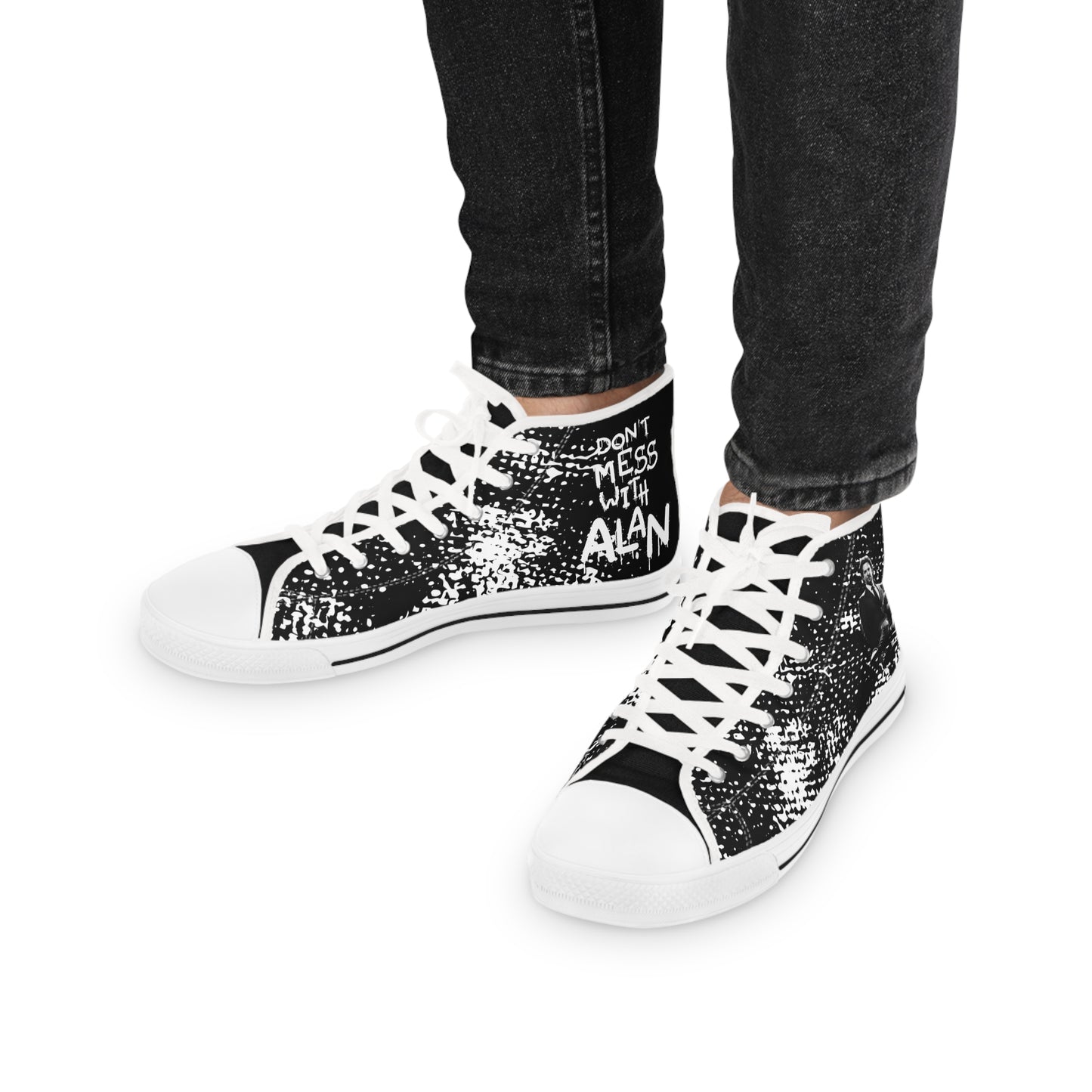 D'ont mess with Alan High Top Sneakers for Trendsetters Hangover