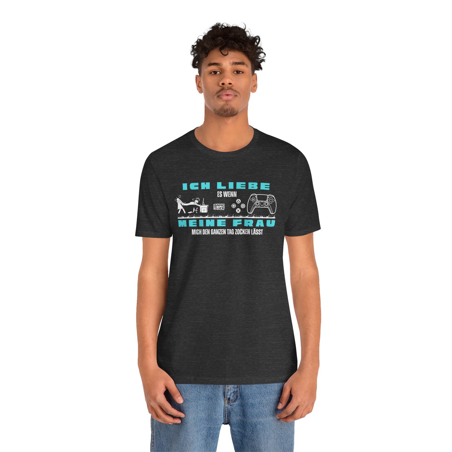 Ich Liebe Meine Frau T-Shirt - Unisex Jersey Tee for Gamers