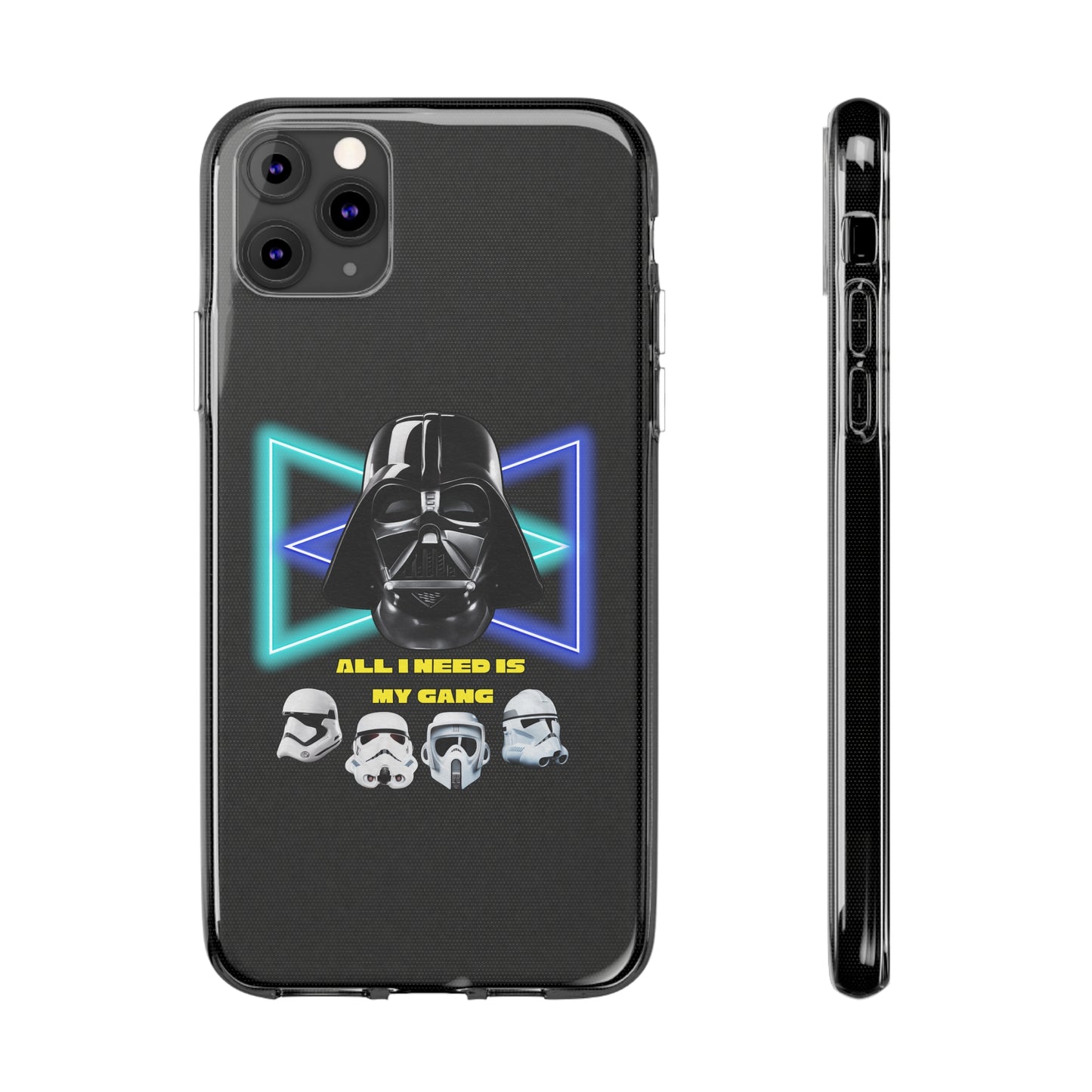 Handyhülle Darth Vader Phone Case, Star Wars Clear Silicone Phone Cover, All I Need Is My Gang