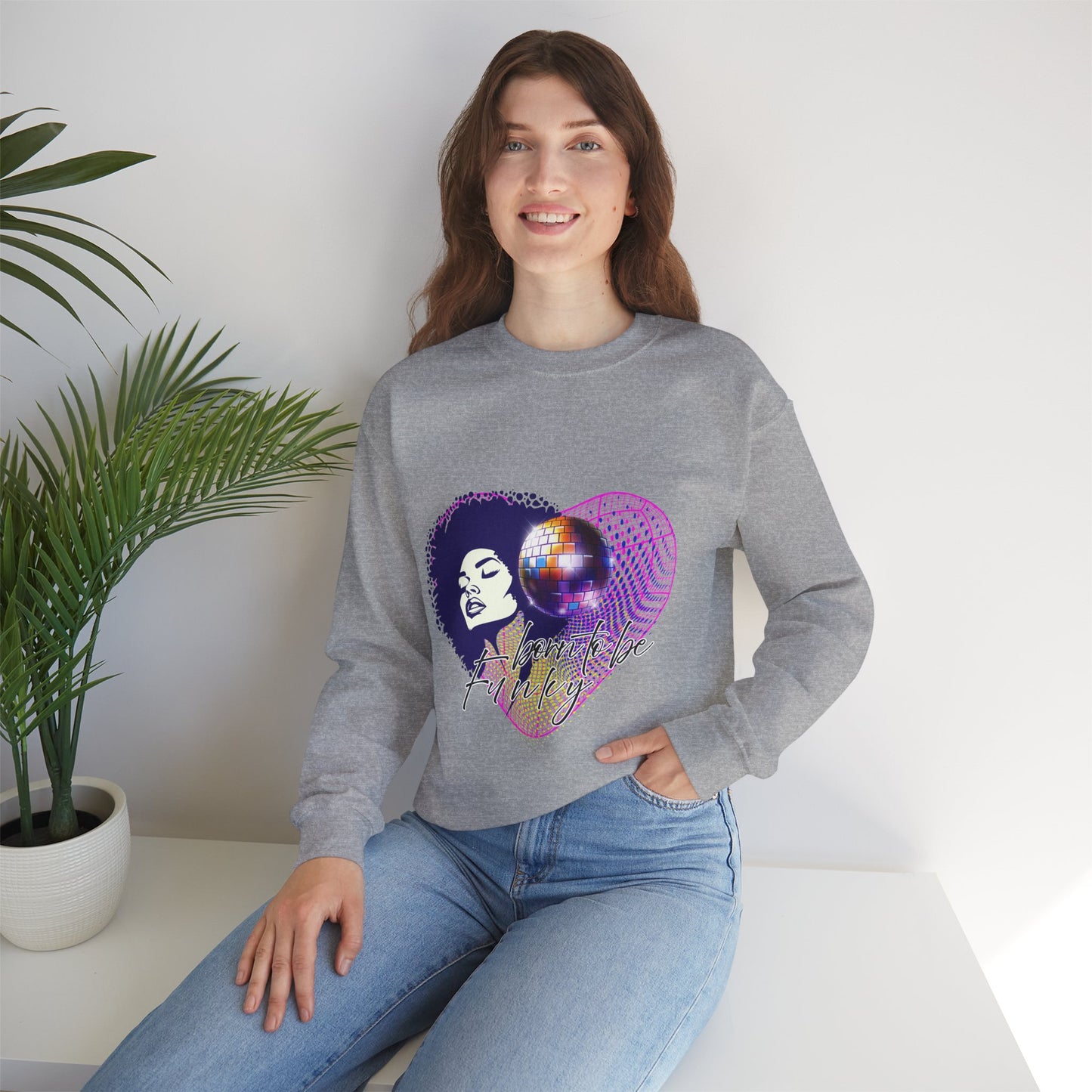 Born to be funky Sweatshirt - Melly Silence