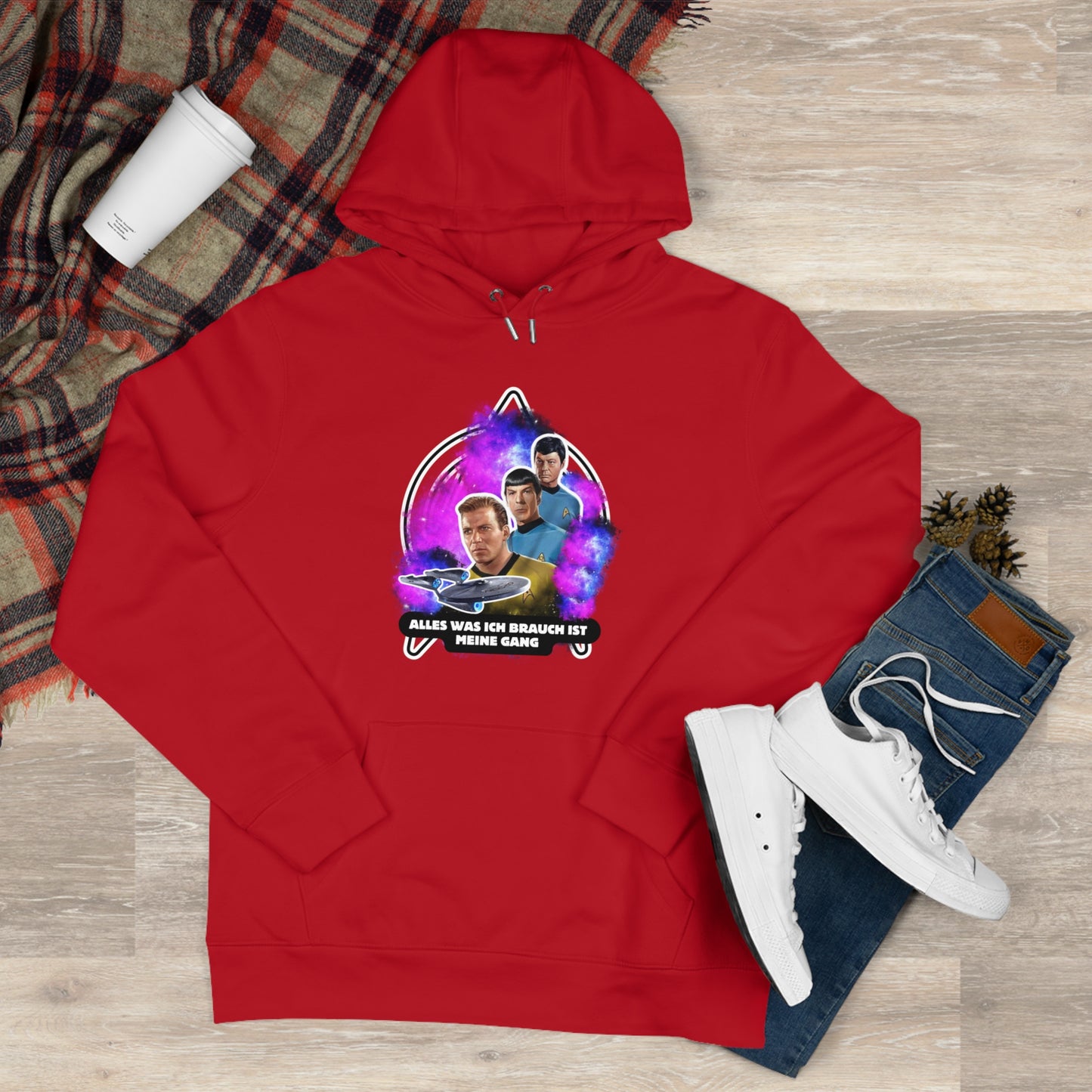 Hoodie Sweatshirt - Star Trek "All I need is my gang"
