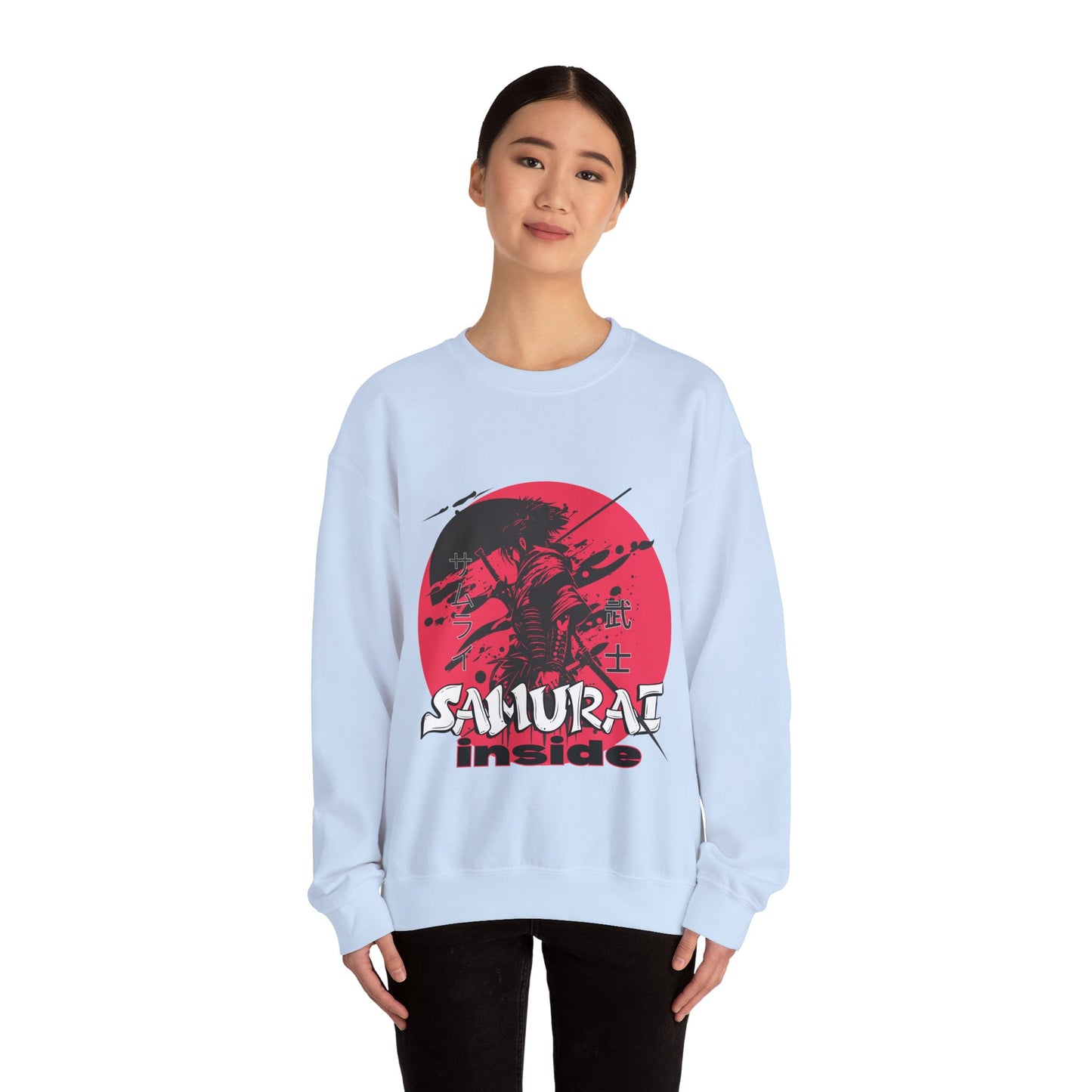 Samurai Inside Crewneck Sweatshirt - Unisex Heavy Blendâ˘