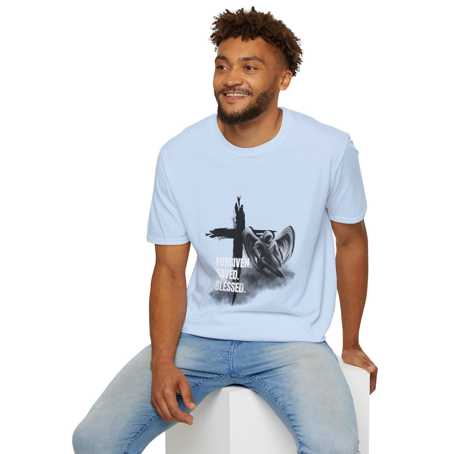 Blessed Faith Unisex Softstyle T-Shirt Jesus