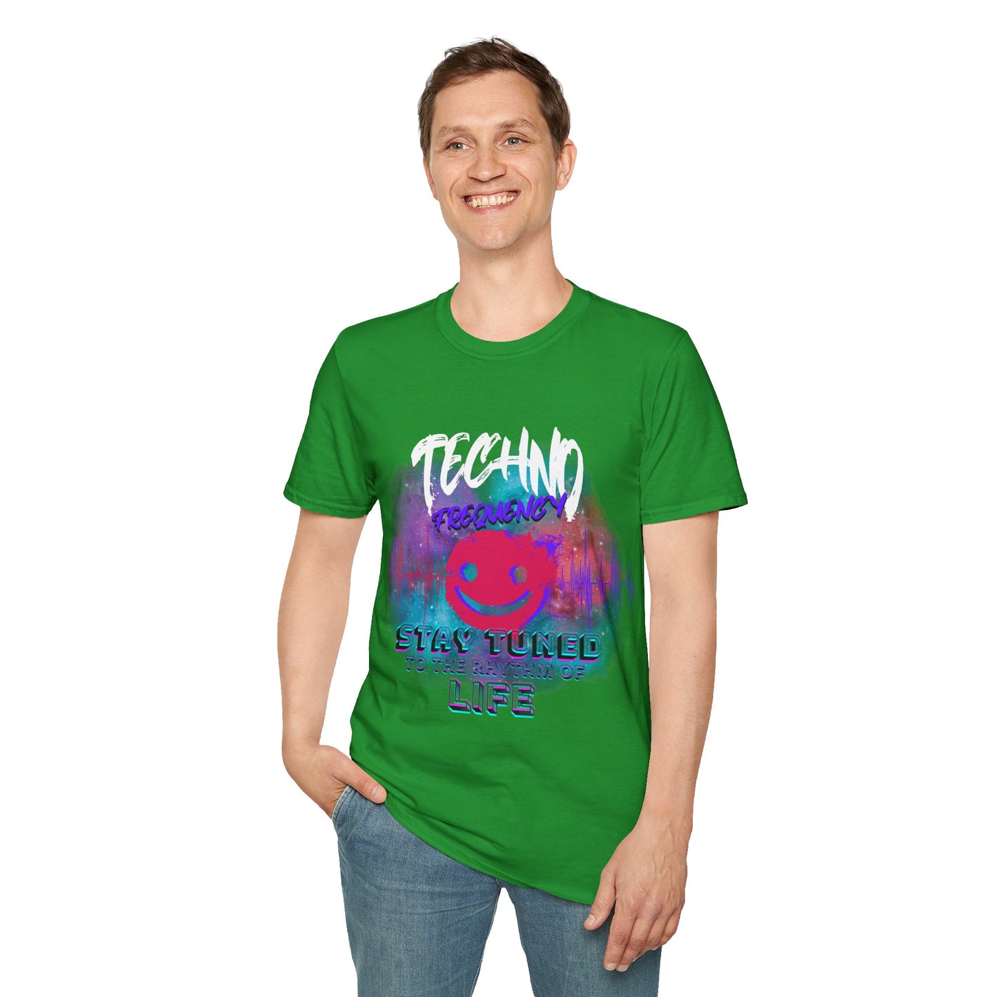 Techno Vibe Unisex T-Shirt | Stay Tuned to the Rhythum of Life