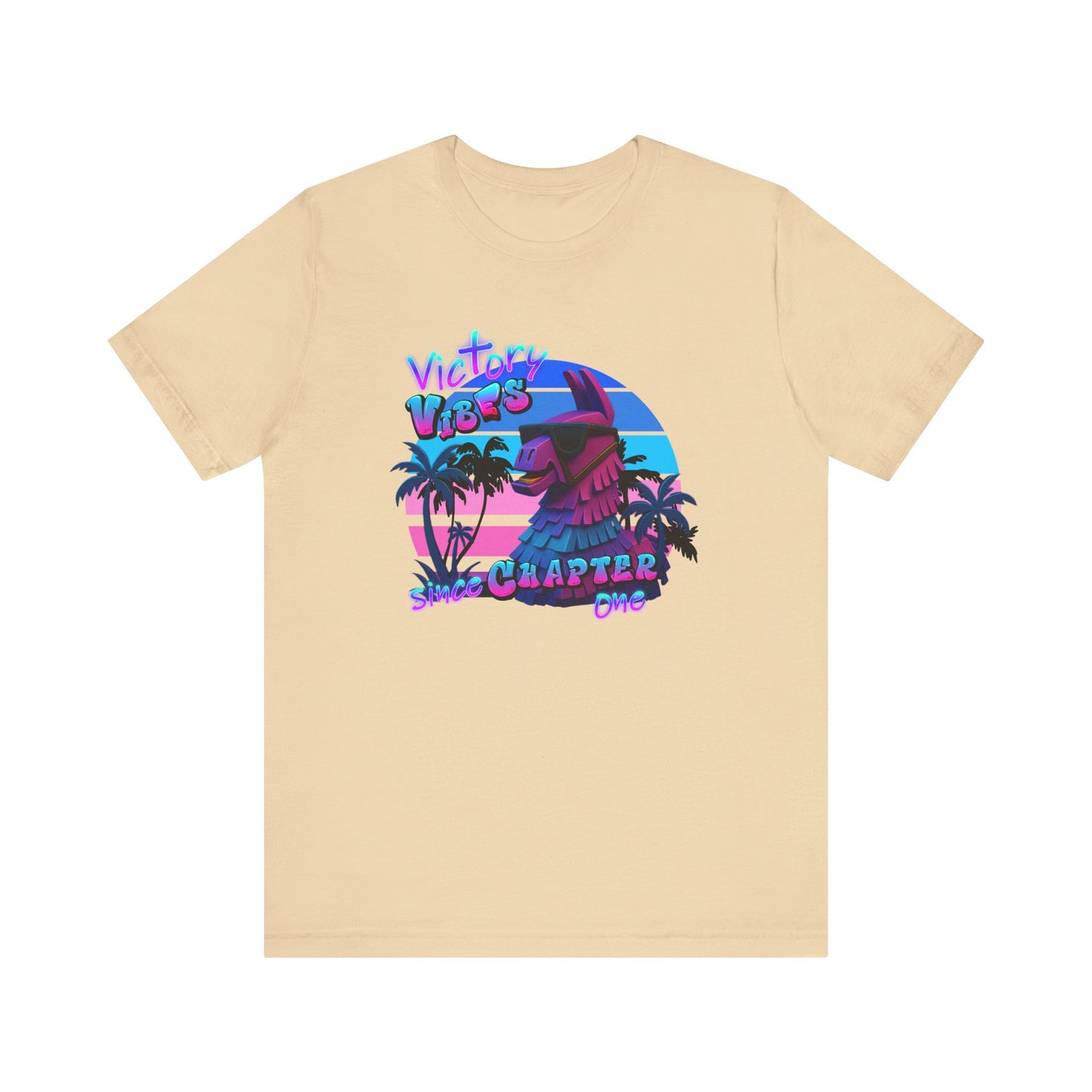 Retro Fortnite Vibe Unisex Short Sleeve Tee - 'Victory' Chapter One Graphic