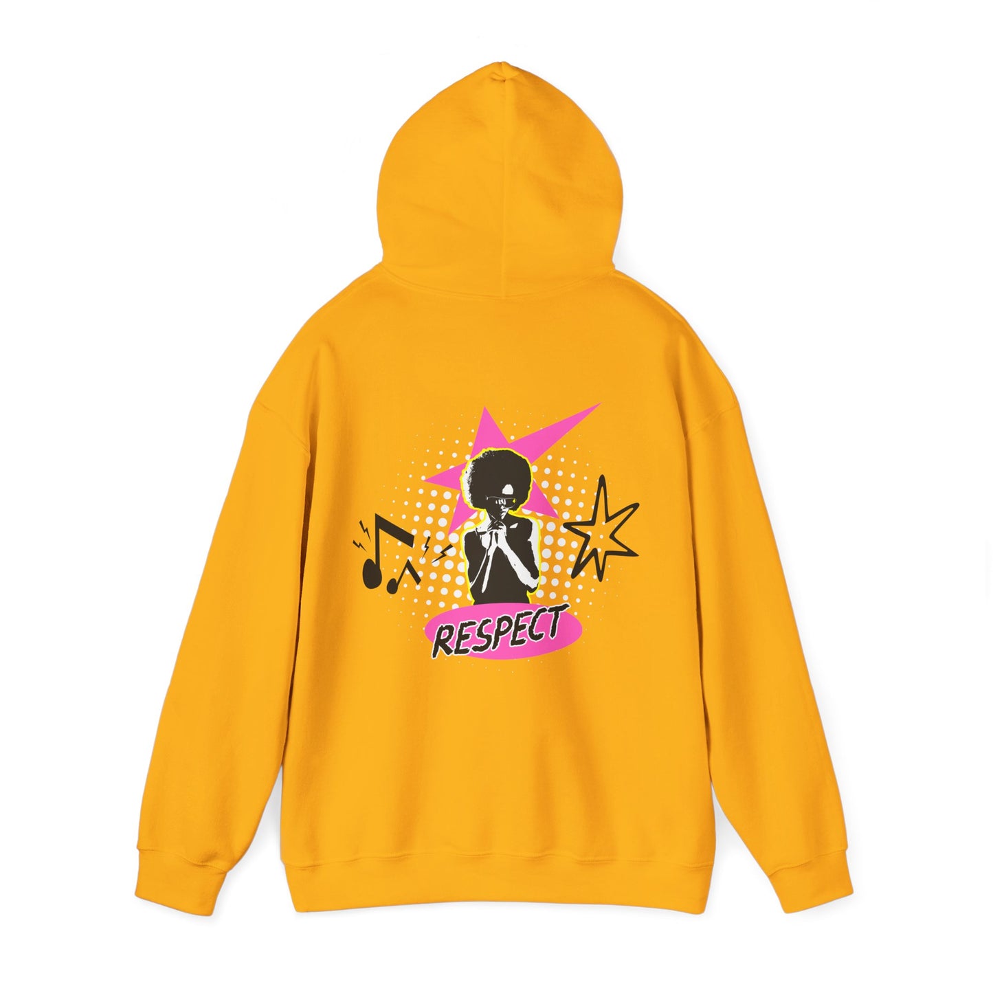 Respect Unisex Hooded Sweatshirt, Streetwear Hoodie