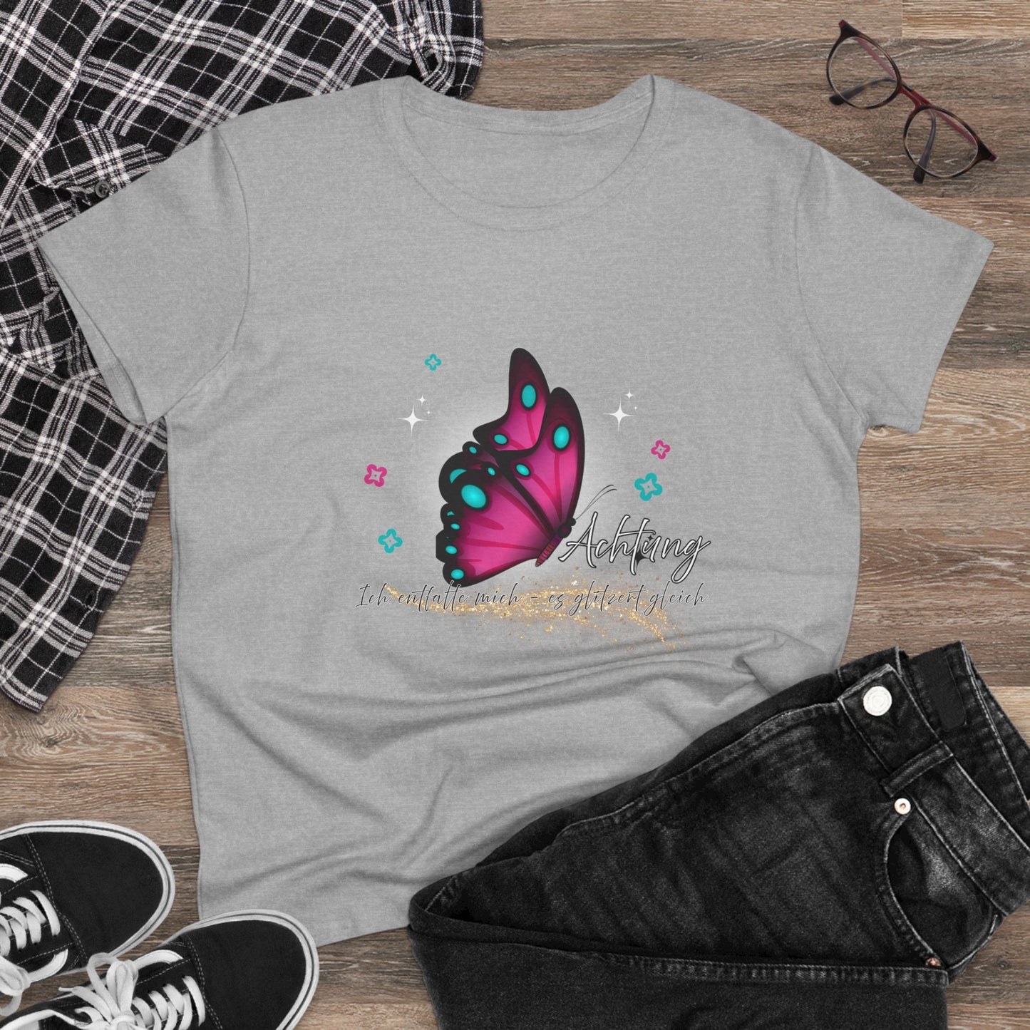 Achtung ich glitzere gleich... T shirt