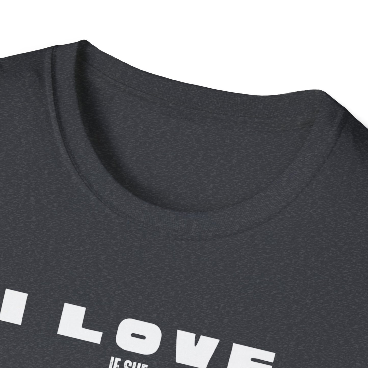 Minimalist Red Graphic Unisex T-Shirt - I love my wife