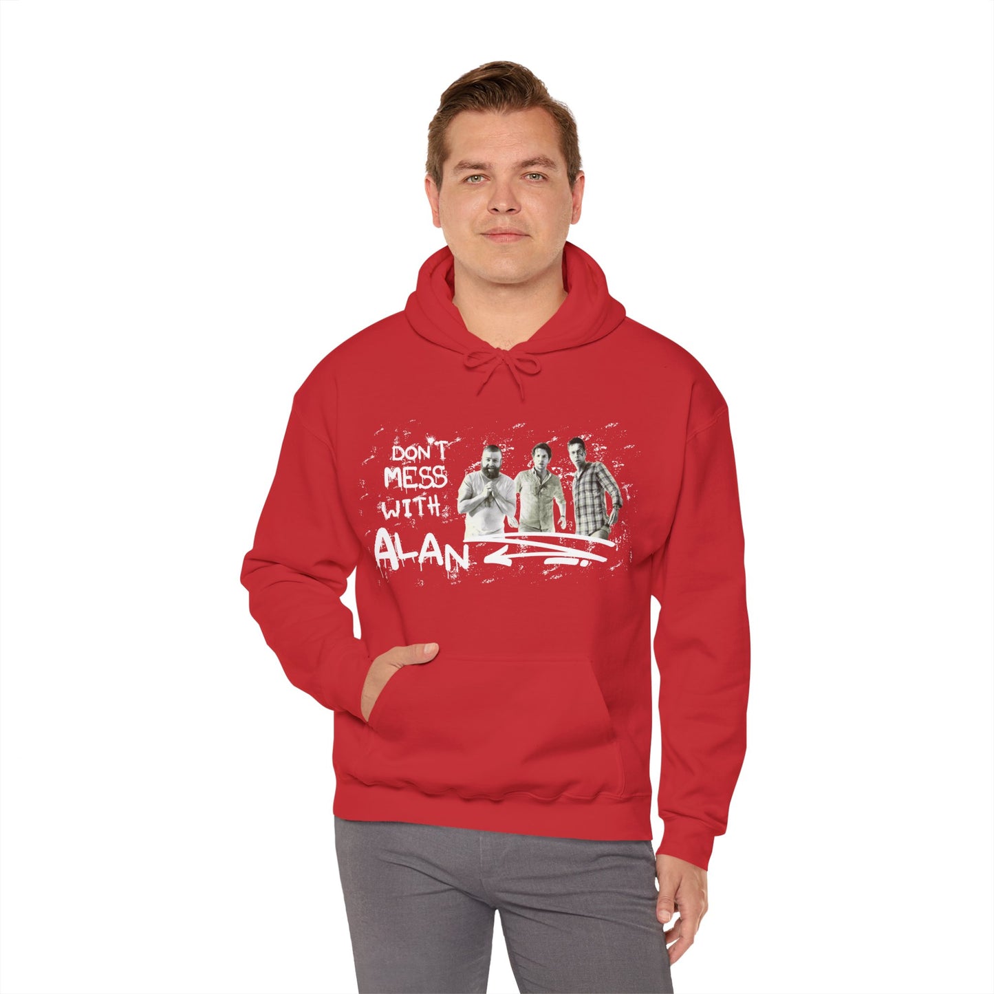 Don't Mess With Alan Hangover - Hoodie - Funny Sweatshirt for Casual Style