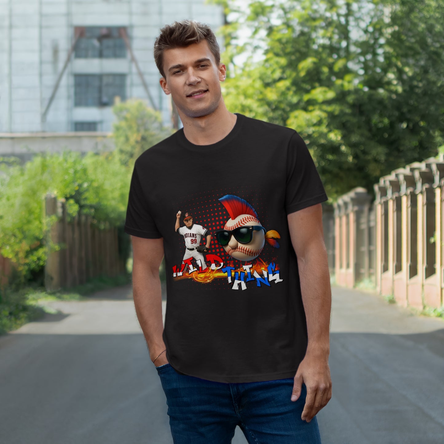 Charlie Sheen Wild Thing - Baseball Fan T-Shirt