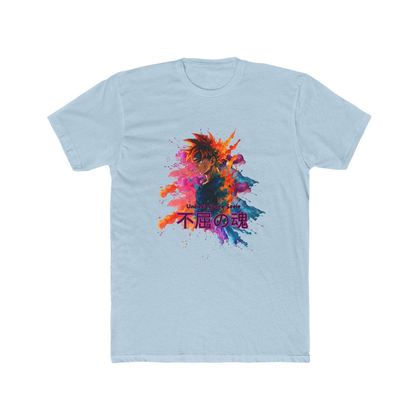 Vibrant Anime Art Unisex Cotton Crew Tee