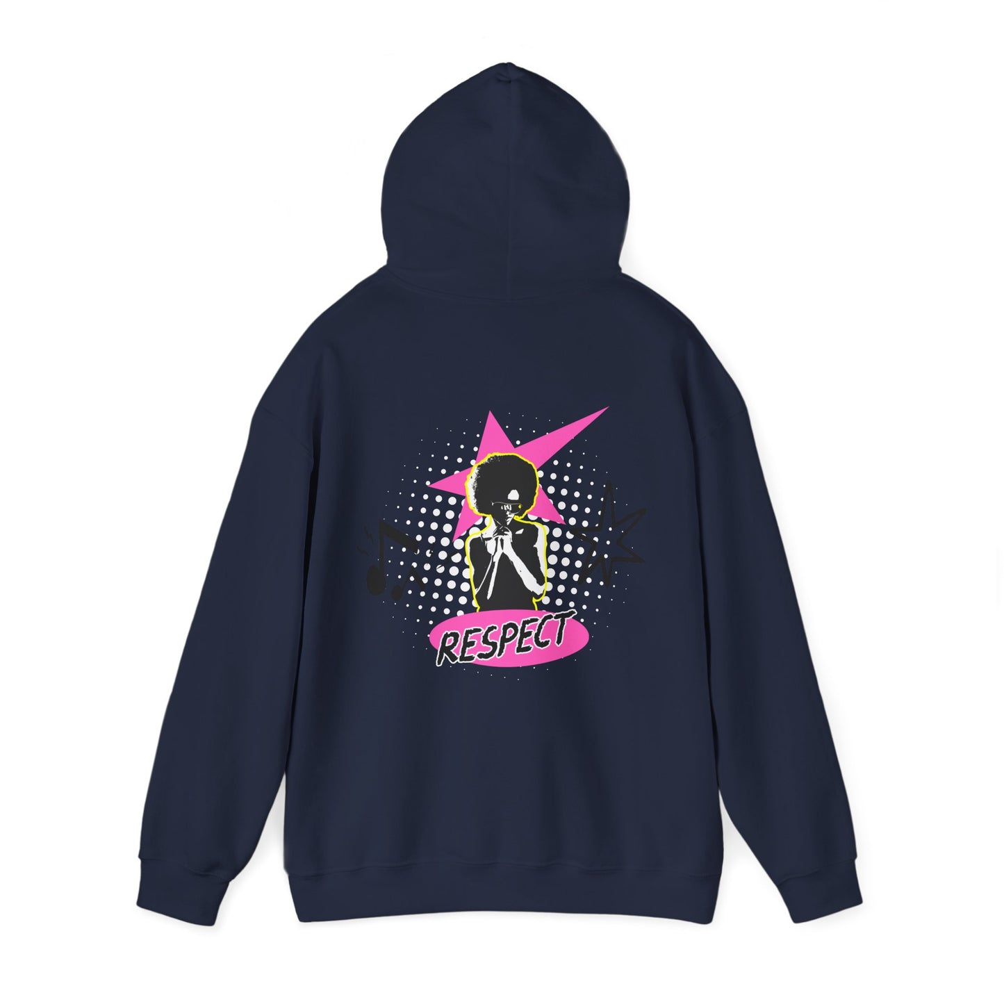 Respect Unisex Hooded Sweatshirt, Streetwear Hoodie