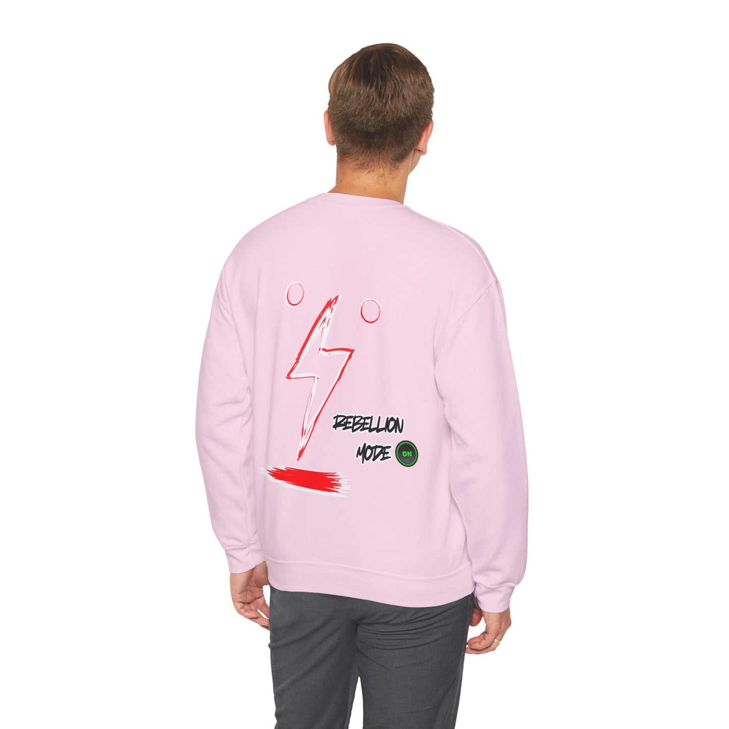 Rebellion Mode on Sweatshirt unisex