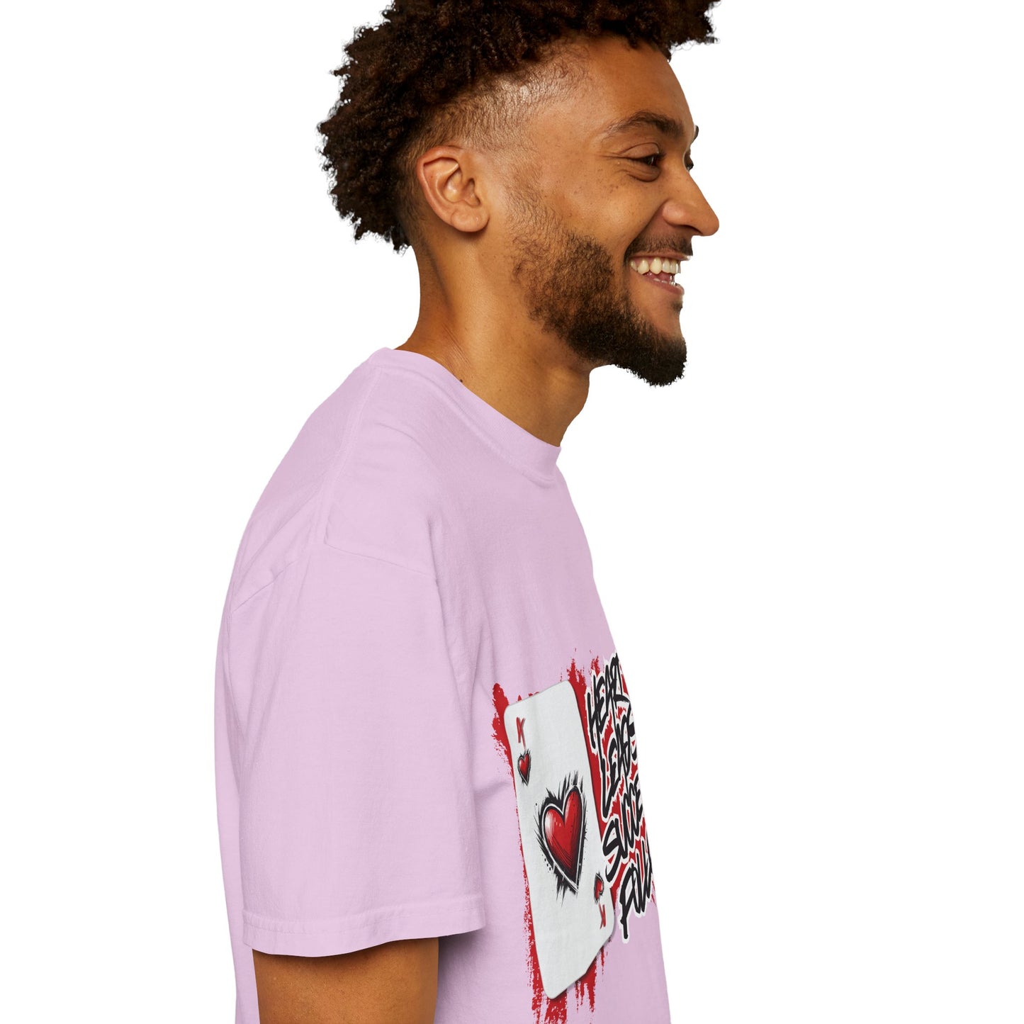 Heart Leads Success Unisex Heavy Cotton Tee | Graphic Tee | Casual Wear | Gift for Gamers | Inspirational Fashion | Streetwear
