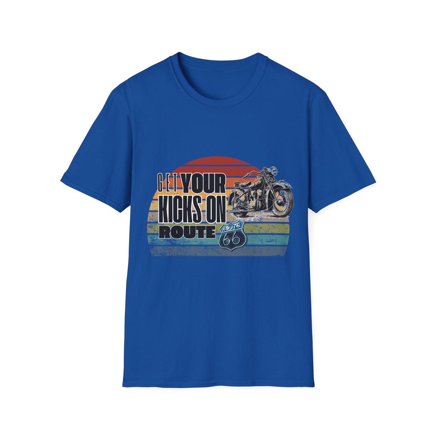 Retro Motorcycle Adventure Hoodie - 'Get Your Kicks On Route 66'