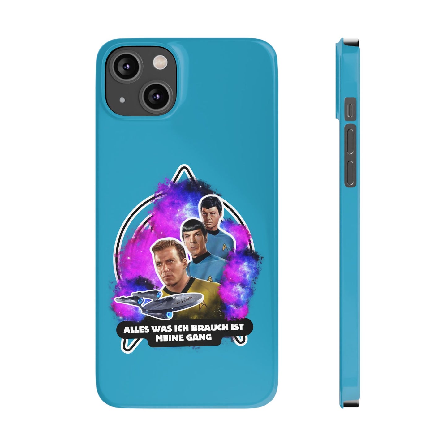 Handyhülle - Star trek Slim Phone Cases "Alles was ich brauch ist meine Gang", Star Trek