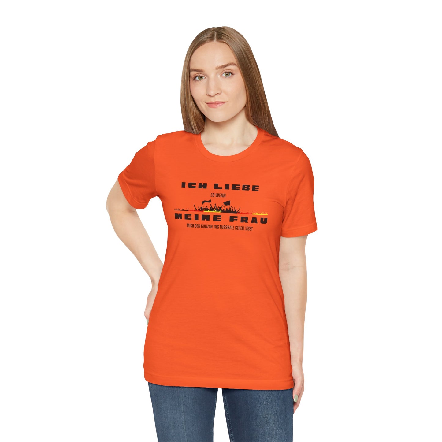Funny Unisex Jersey Tee - "Ich Liebe Meine Frau" T-Shirt