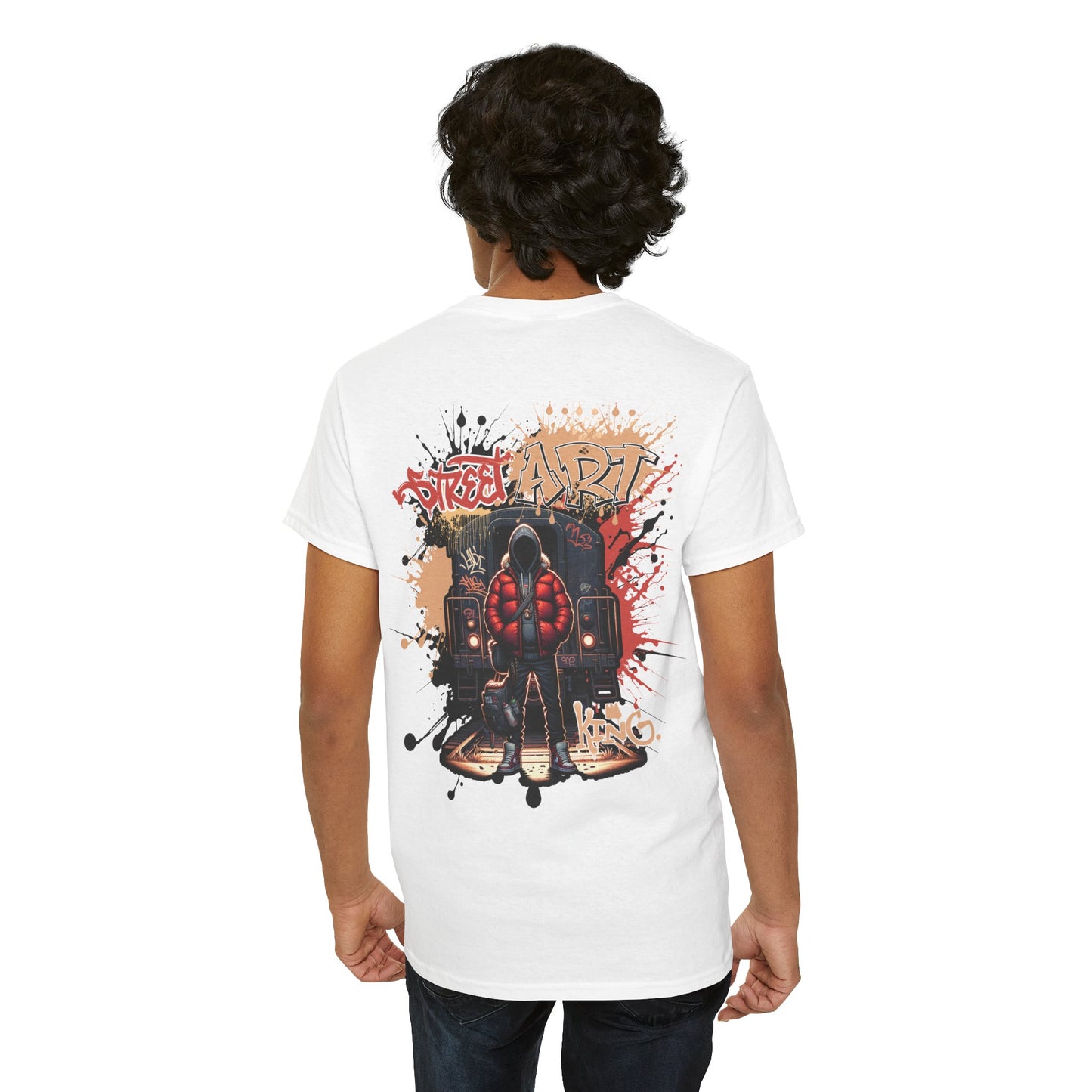 Urban Street Art Tee, Graphic T-Shirt, Casual Wear, Artistic Gift, Street Style Top, Hip-Hop Fashion Shirt Unisex - Graffiti
