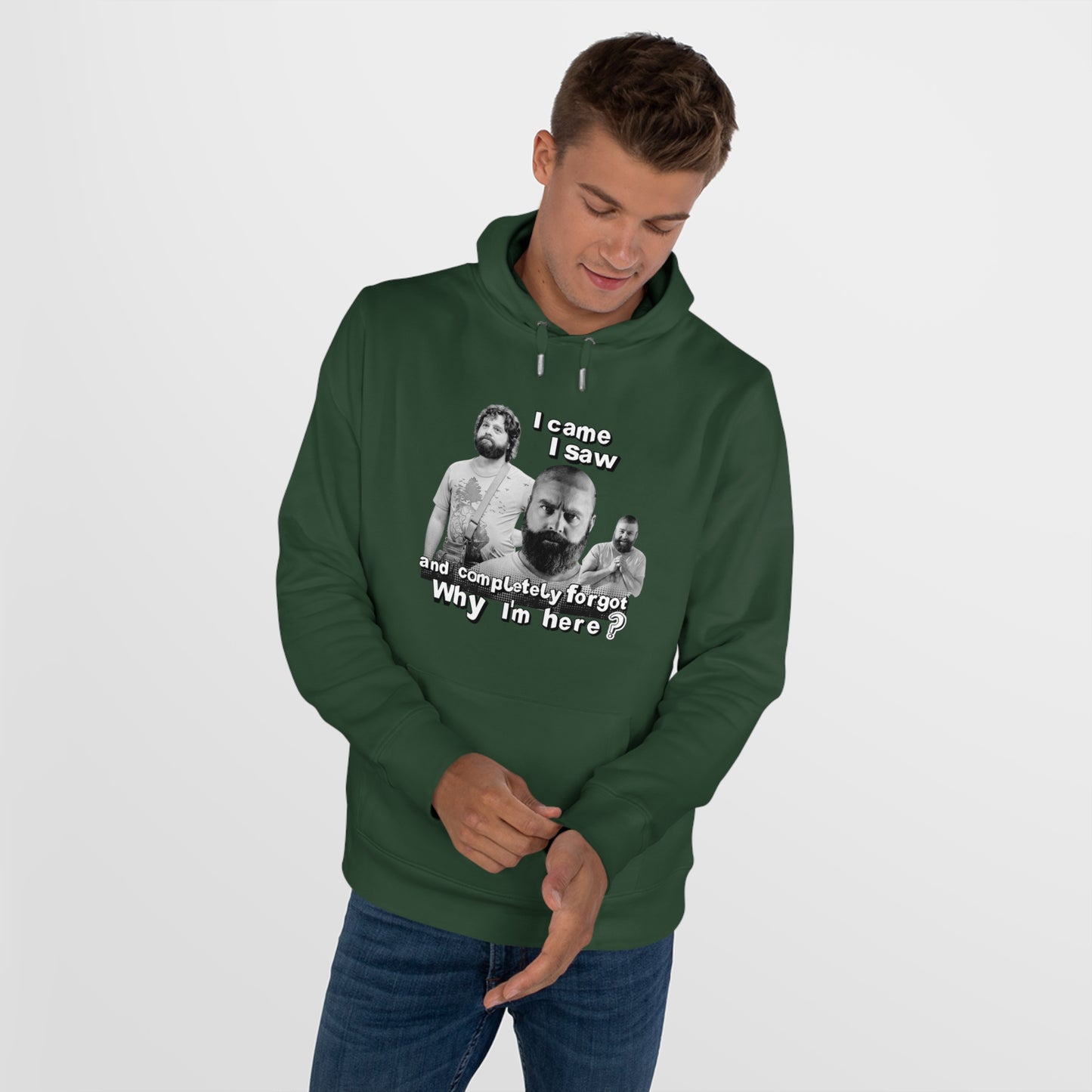 I cam- saw- and forgot why I am here - Alan Garner Hoodie for Men