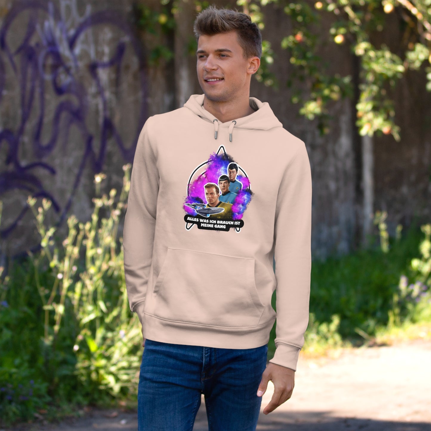 Hoodie Sweatshirt - Star Trek "All I need is my gang"