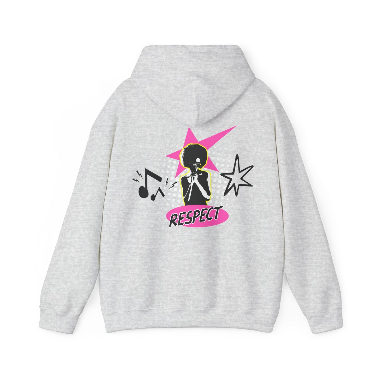 Respect Unisex Hooded Sweatshirt, Streetwear Hoodie