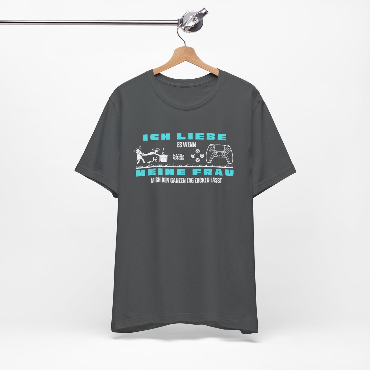 Ich Liebe Meine Frau T-Shirt - Unisex Jersey Tee for Gamers