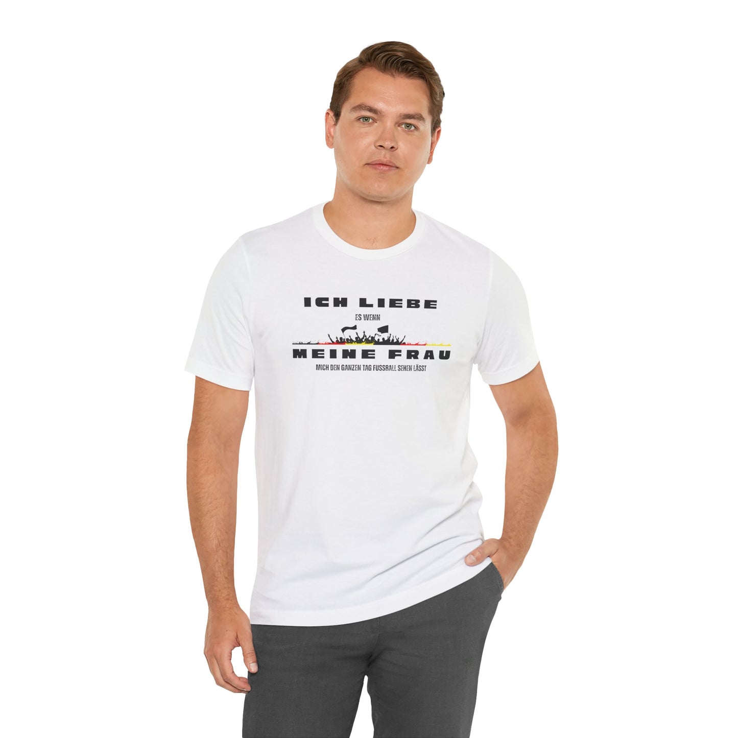 Funny Unisex Jersey Tee - "Ich Liebe Meine Frau" T-Shirt