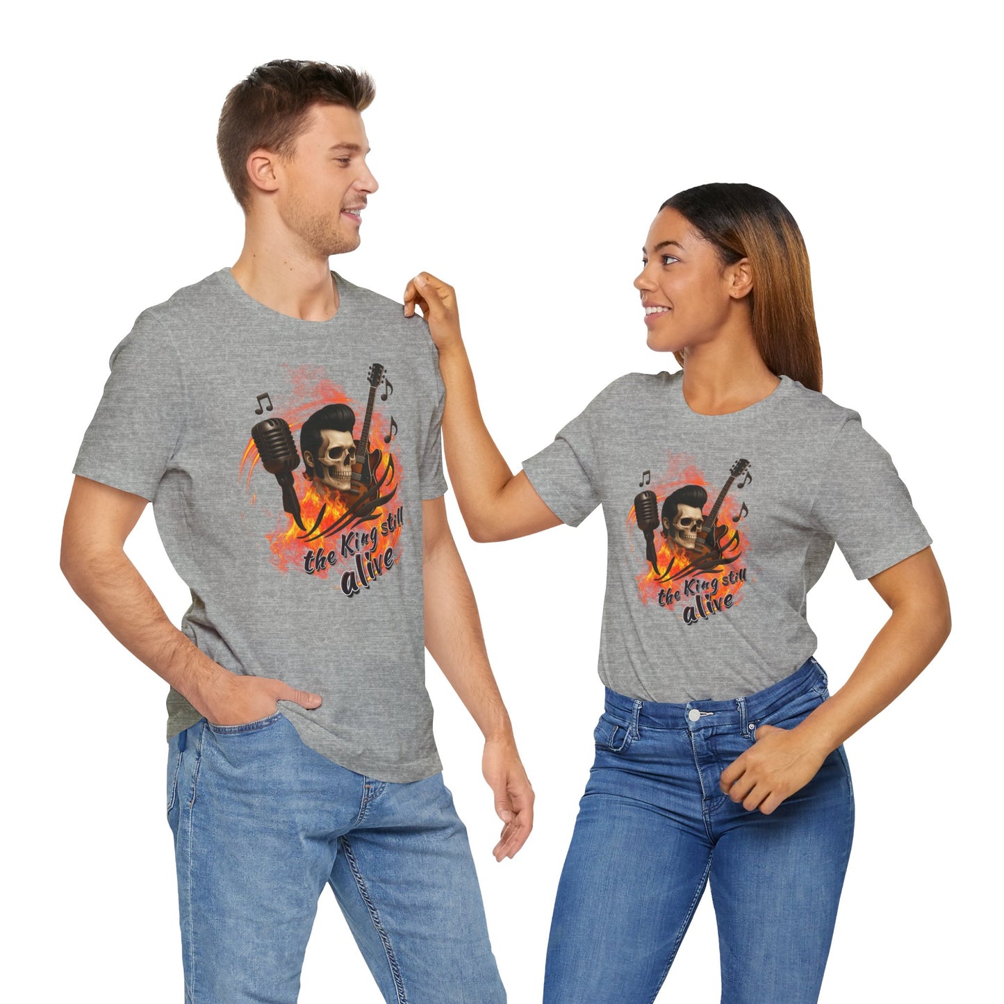 Music Vibes Unisex Jersey Tee - 'The King Still Alive' Graphic T-Shirt