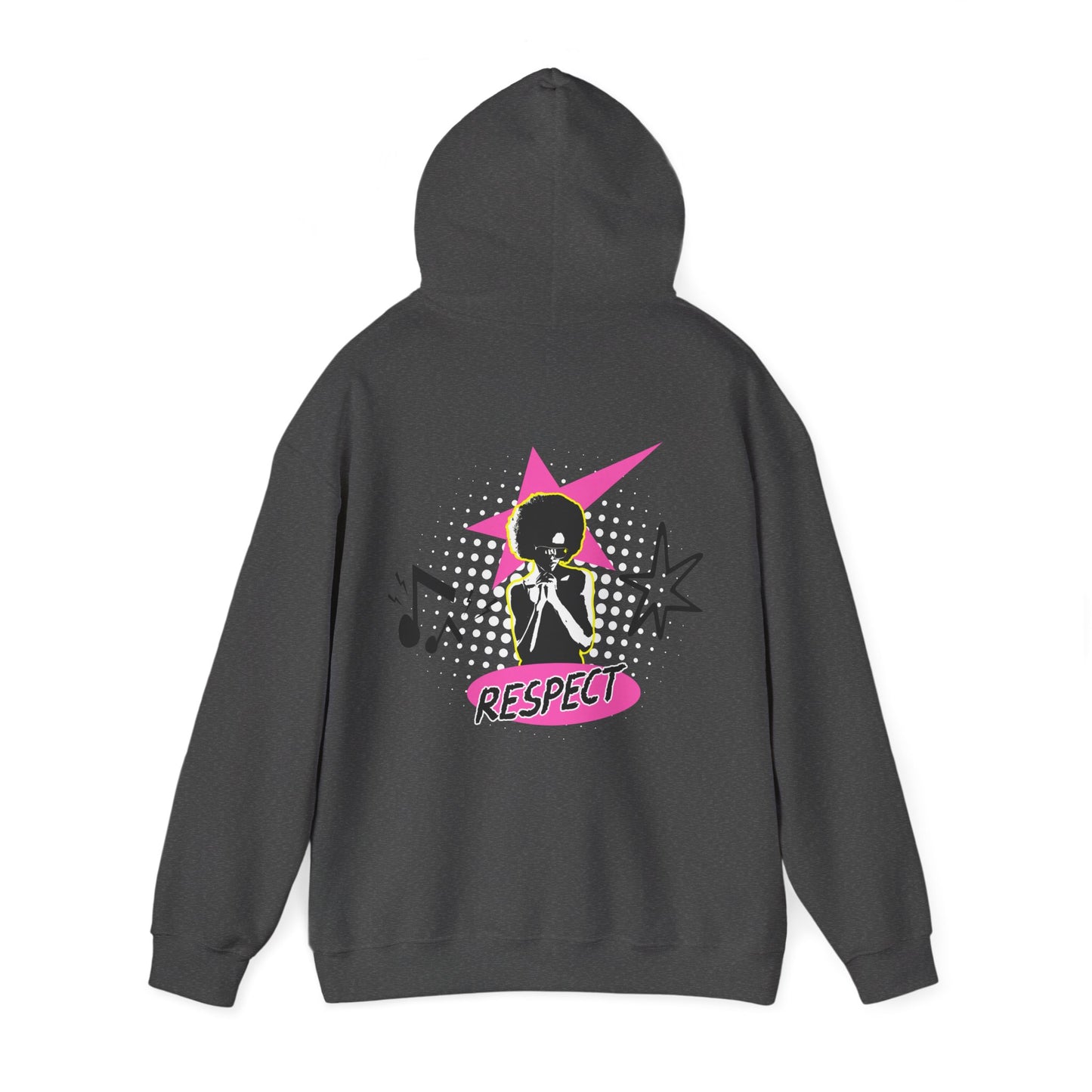 Respect Unisex Hooded Sweatshirt, Streetwear Hoodie