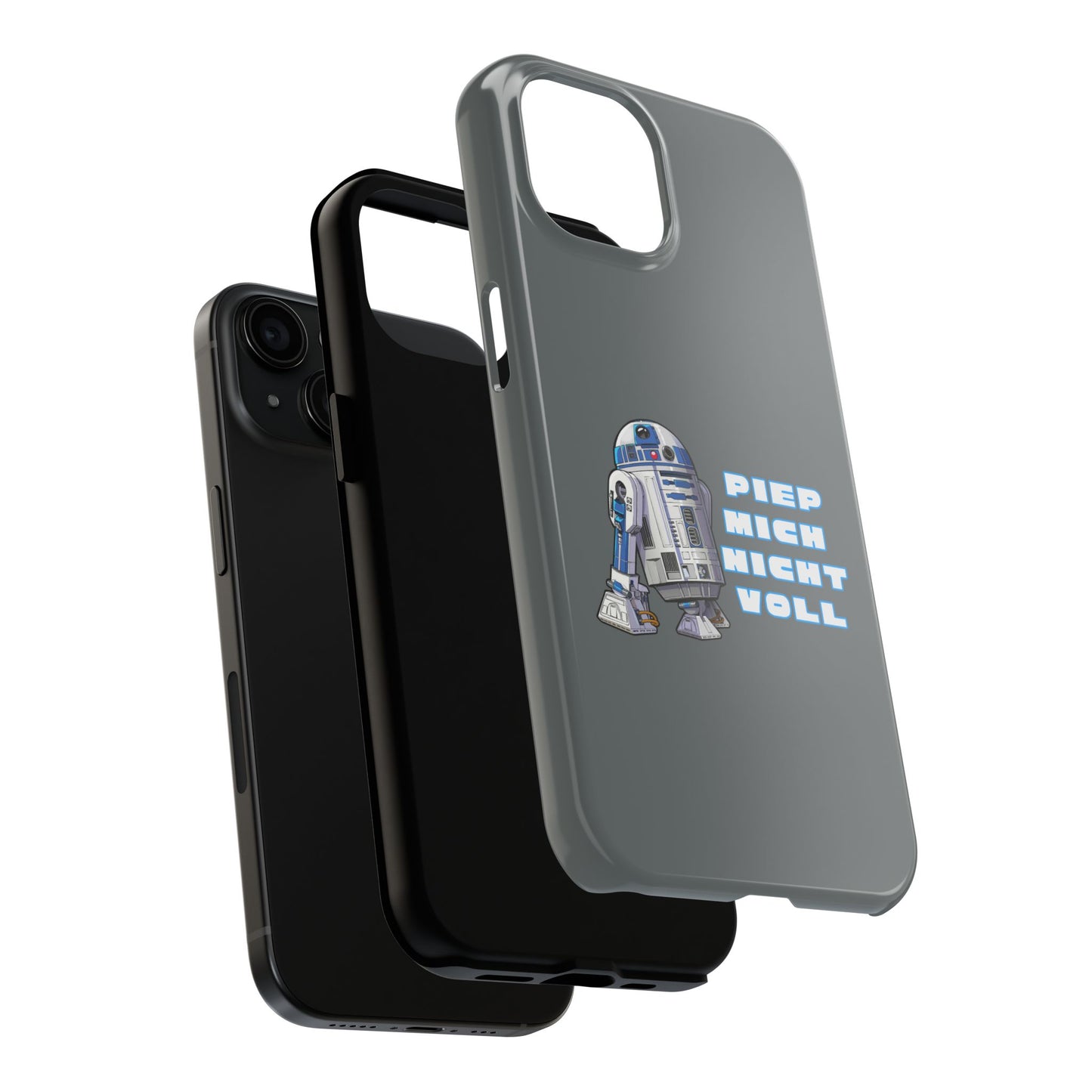 Tough Phone Case - R2-D2 Design with "PIEP MICH NICHT VOLL"