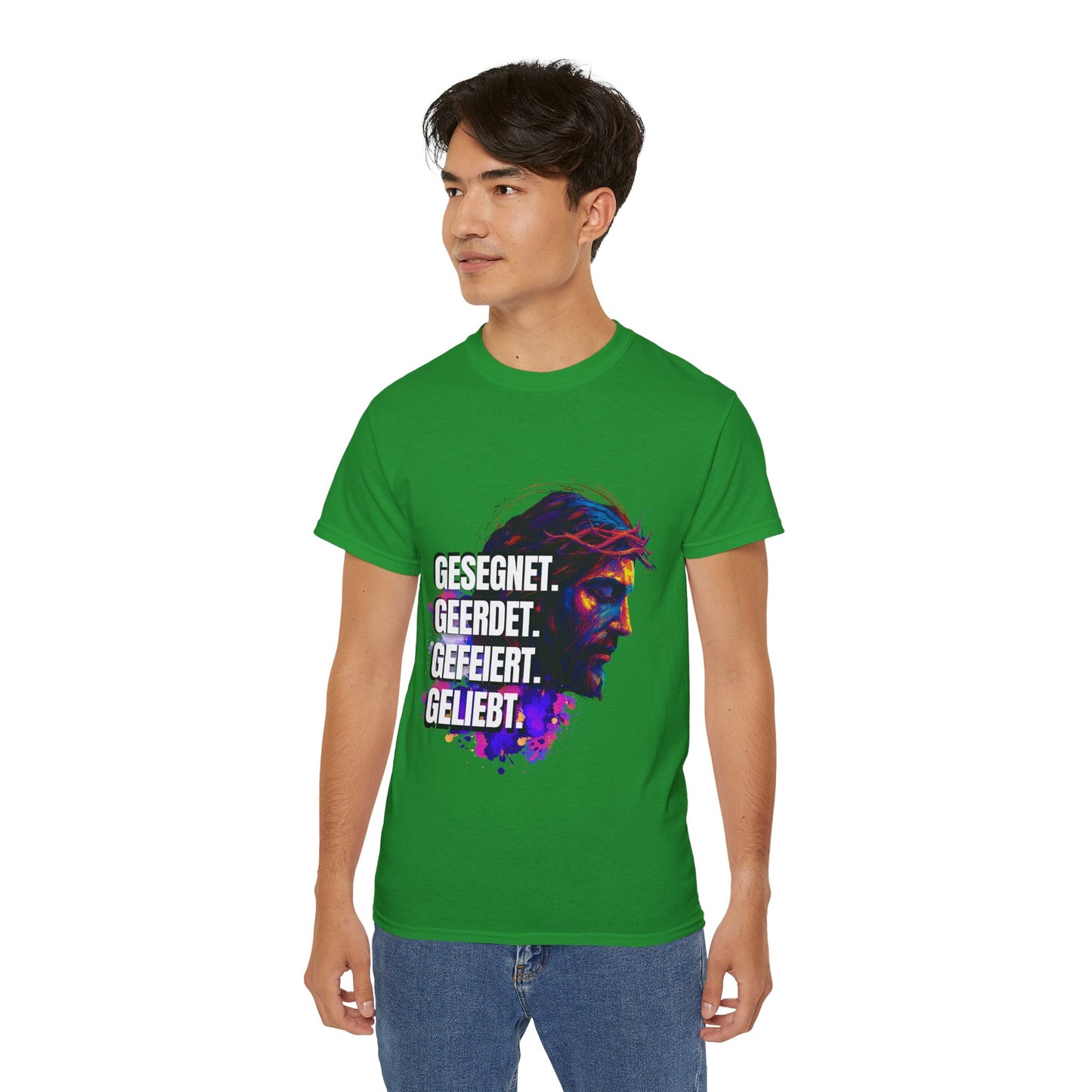 Gesegnet. Geerdet. Gefeiert. Geliebt - Jesus Shirt