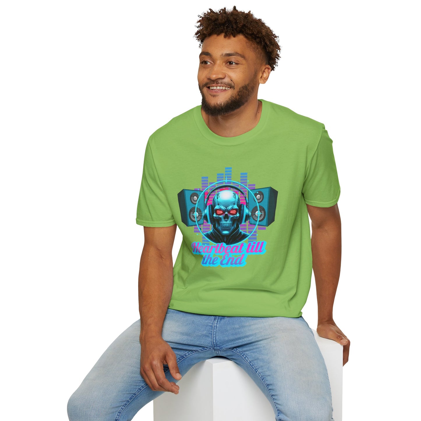 Heartbeat Till The End Unisex Softstyle T-Shirt