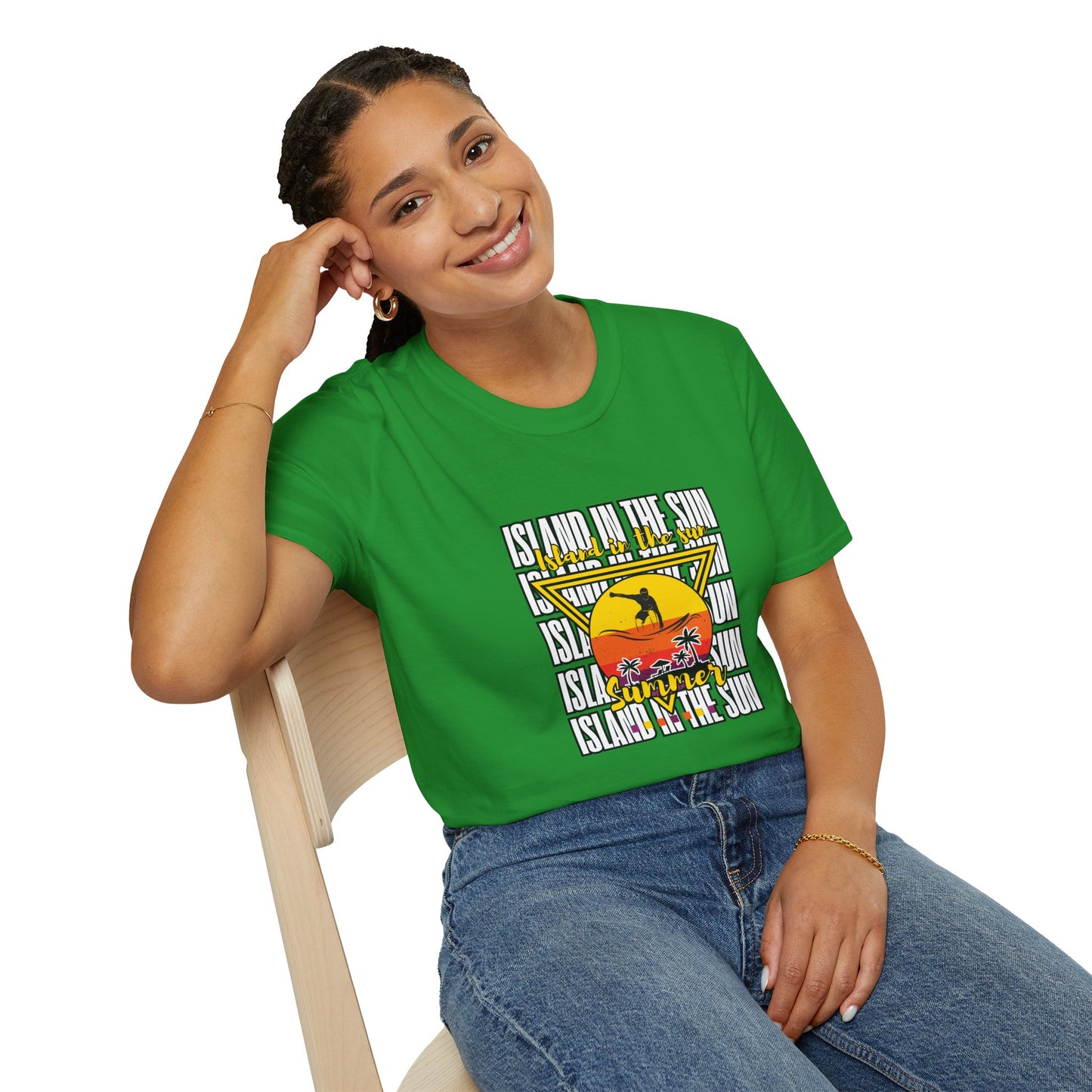 Island in the Sun Unisex Softstyle T-Shirt -Beach Vibes