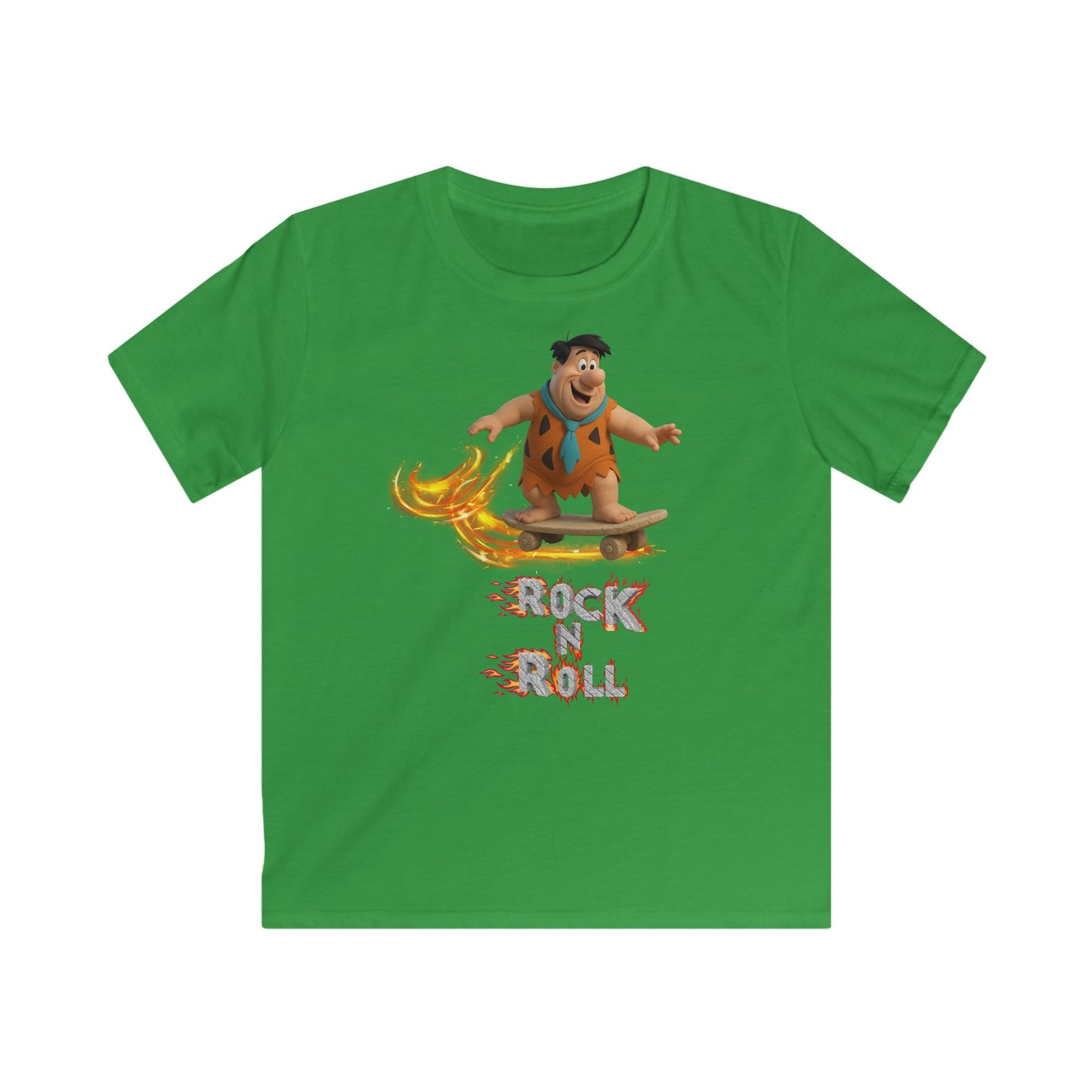 Teeny - Flintstones - Rock n Roll Groovy Kids Tee, Fun Kid's Shirt,