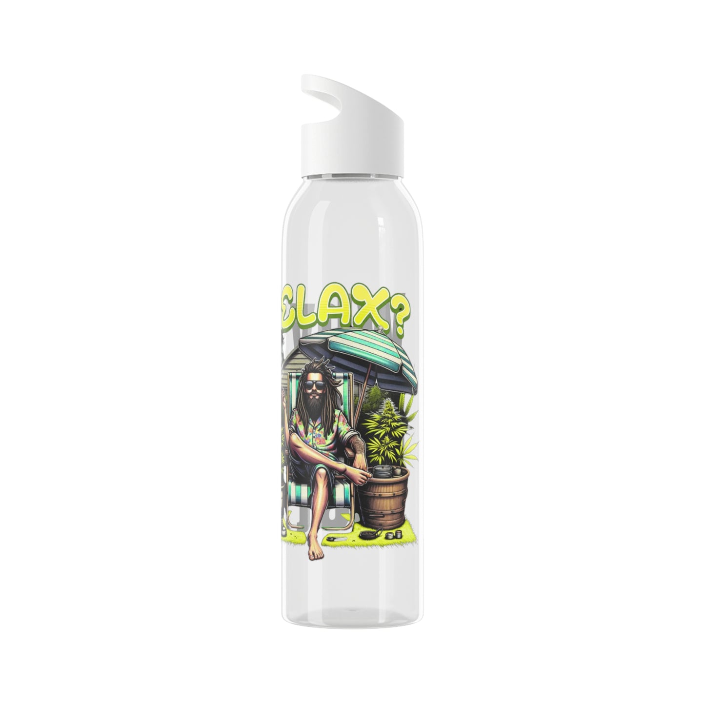 Chic Water Bottle -Wasserflasche Why not just relax