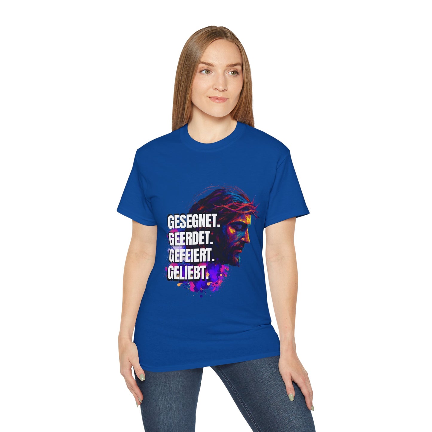 Gesegnet. Geerdet. Gefeiert. Geliebt - Jesus Shirt