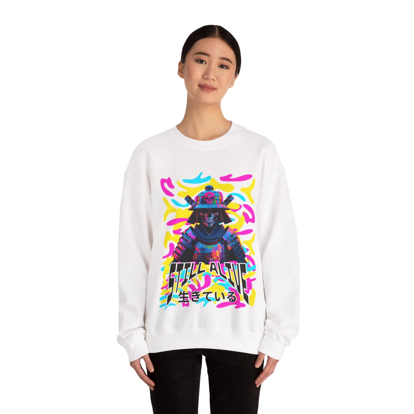 Samurai Still alive Sweatshirt - mit Japanischer Schrift
