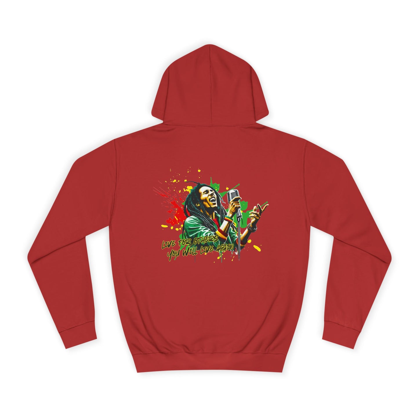 Live for others B o b M a r l e y Hoodie